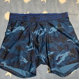 Under Armour 6” Boxerjock Boxer briefs — blue camo